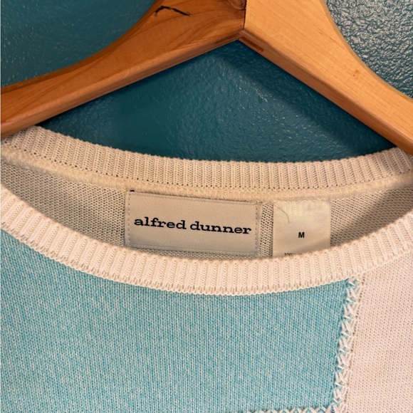 Easter Pastel Color Block Patchwork Knit Shortsleeved Top - Picture 5 of 7